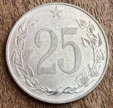C50 - Moneda foarte veche - Cehoslovacia - 25 haleru - 1953