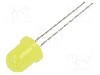 Dioda LED, 8mm, galbena, 150mcd, 8mA, 2,5...15V, OPTOSUPPLY - OSY58164A-VV
