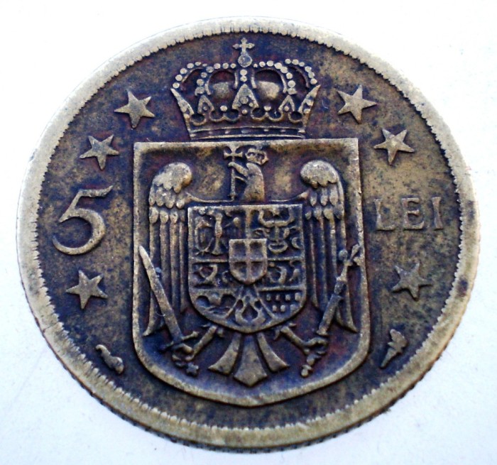 7.571 ROMANIA MIHAI I 5 LEI 1930 PARIS