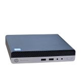 Unitate PC Second Hand, HP PRODESK 400 G3 MINI PC, Procesor I5 7500T, Memorie RAM 8 GB, SSD 256 GB, Windows 11 Pro, Grad Corect