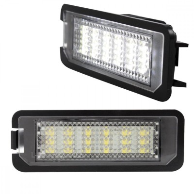 Lampi numar LED pentru VW Eos, Golf 5 / 6 / 7 , Passat B6 / B7, Passat CC, Polo , set 2 bucati foto