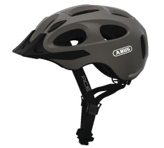 Casca de bicicleta ABUS 66742 cu bec LED, argintiu (metalic), marimea S(48-54 cm) - RESIGILAT