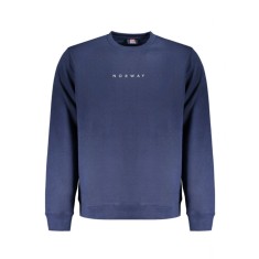 Bluză bărbați fară fermoar cu imprimeu cu logo, Regular fit, Bleumarin, XL