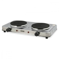 Plita electrica Zass ZHP 08 S 2 Ochiuri Putere 2000W Picioruse Antialunecare Inox foto