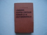 Lamuriri asupra cartilor Numeri si Deutoronomului - C.H. Mackintosh, Alta editura