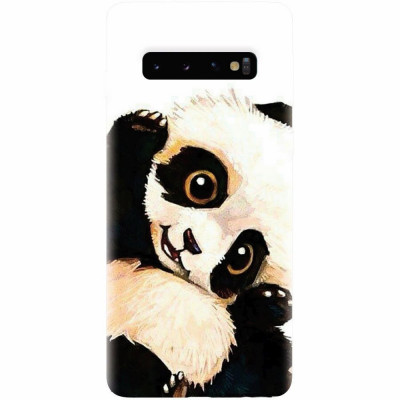 Husa silicon pentru Samsung Galaxy S10 Plus, Baby Panda 002 foto