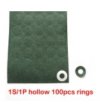 18650 1S / 1P Hartie de izolare Garnitura Pachet de baterii Celula Adeziv izolant Patch Tampoane de izolare-Tip HOLLOW, Oem