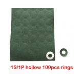 18650 1S / 1P Hartie de izolare Garnitura Pachet de baterii Celula Adeziv izolant Patch Tampoane de izolare-Tip HOLLOW
