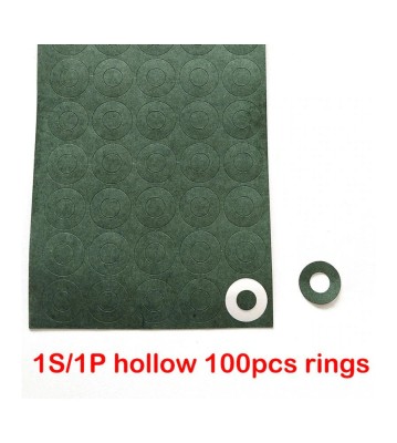18650 1S / 1P Hartie de izolare Garnitura Pachet de baterii Celula Adeziv izolant Patch Tampoane de izolare-Tip HOLLOW foto