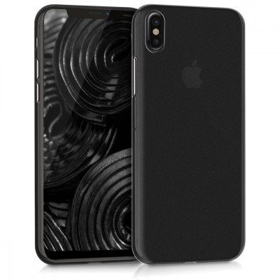 Husa Kwmobile pentru Apple iPhone X/iPhone XS, Plastic, Negru, 42506.01 foto
