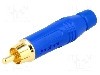 Conector RCA, tata, AMPHENOL - ACPR-BLU