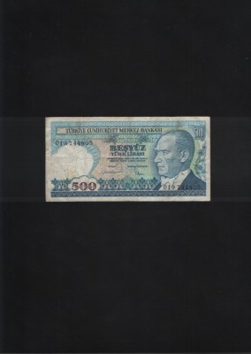 Turcia 500 lire 1970 seria744805 foto