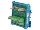 Modul industrial: bloc terminal pentru şină DIN FLAT-20