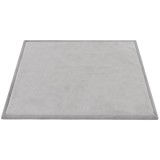 AIYAPLAY Salteluță pentru copii, 180x150 cm, saltea din spumă 3 cm, flanel moale, antiderapantă, rezistentă la apă, gri deschis | Aosom Romania