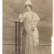 AD 1365 C. P.VECHE-DOAMNA IN TINUTA DE EPOCA- MARIE 1915 BUCURESTI