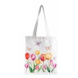 Cumpara ieftin Sacosa cumparaturi textil multicolor Flowers II cm 33 x 70 H