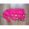 Esarfa cu banuti fuchsia