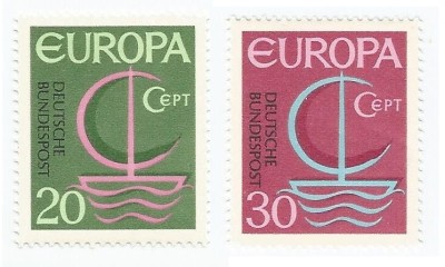 |Germania, Europa CEPT, 1966, MNH foto