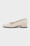 Vagabond Shoemakers pantofi de piele DEBBI culoarea bej, cu toc drept, 5818-160-37