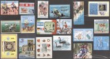 Nicaragua 1981-1990 Collection Lot 36 perf. sheets Paintings Birds used T.391