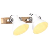 Cumpara ieftin Lampa de perete industriala, alb, 45 x 25 cm, E27