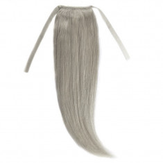 Cozi Par Natural 40cm 90gr Blond Argintiu #SILVER foto