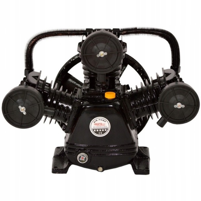Cap compresor cu ulei 3 pistoane 65 mm,aer refulat 360l/min KD1405