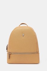 U.S. Polo Assn. rucsac Jones femei, culoarea maro, mic, uni, BEUJE8653WVP