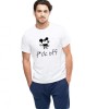 Tricou barbati alb - f*ck off Mickey Mouse - L, THEICONIC