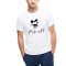 Tricou barbati alb - f*ck off Mickey Mouse - L