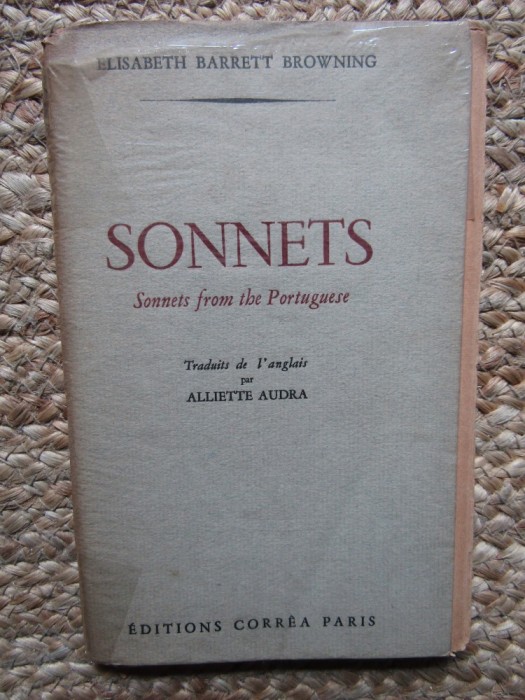 SONNETS-SONNETS FROM THE PORTUGUESE Elisabeth BARRETT BROWNING EXEMPLAR NUMEROTATA
