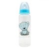 Biberon Plastic Honey Baby Bearly Cute Bleu 250ml, Tetina Silicon, 0-3 Luni