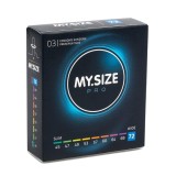 Prezervative Premium My Size "MY SIZE PRO" 72 mm - 3 Bucati