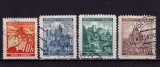 ✅ ( S42 ) Germania Reich 1940 Protectorat Boemia Moravia/ Uzuale ,serie Mi. 38/41 , stampilate, Nestampilat