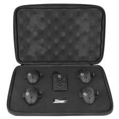 Set avertizoare wireless cu vibratie Baracuda RF5618, 4 buc/set si receptor, negru foto