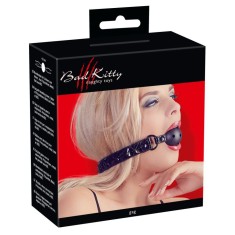 Calus cu bile cu gauri si curele Ball Gag