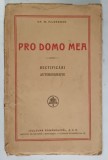 PRO DOMO MEA - RECTIFICARI - AUTOBIOGRAFIE - de W. FILDERMAN , 1937