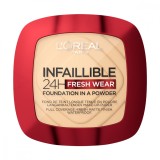 Pudra compacta Infaillible 24h Fresh Wear Rose Sand 180, 9g, L&#039;Oreal Paris