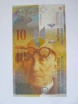 Elvetia 10 Francs 1995 foto