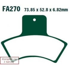 Klocki Ham. Moto. Polaris (Atv) 250 Trail Blazer (99-00) 319726 EBCFA270TT