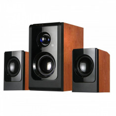 Sistem audio 2.1 Serioux Soundboost HT2100C Cherry Wood foto