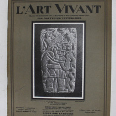 L 'ART VIVANT - REVUE , NO.84 , 15 JUIN 1928