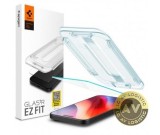 Cumpara ieftin Folie de protectie Ecran Spigen EZ FIT pentru Apple iPhone 16 Pro Sticla Securizata Full Glue AGL07935