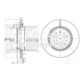 Disc frana BMW 5 (E39) (1995 - 2003) KRIEGER 0950004344