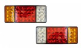 Set Stopuri LED Spate Stanga Dreapta 12V, 31.5x14.5 cm, ALM, Lampi Auto