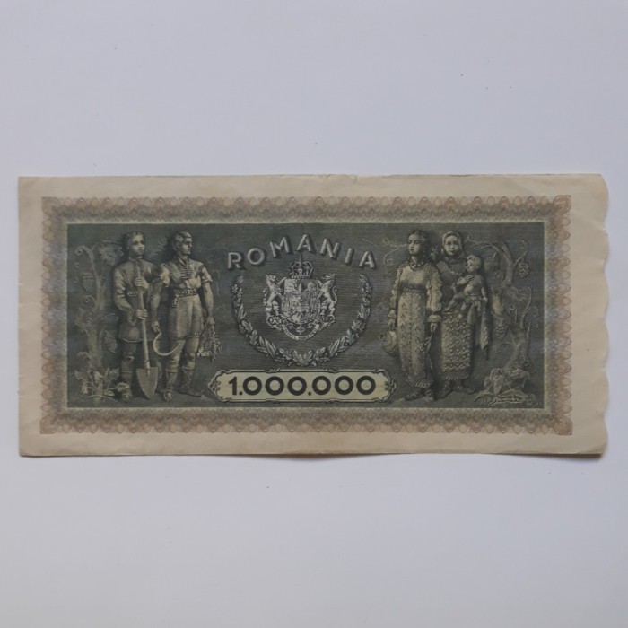 1000000 lei 1947 serii consecutive A.1214 - 0741-0742 - 400 lei