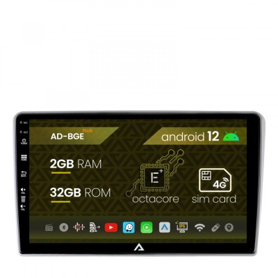 Navigatie Toyota Auris (2006-2012), Android 12, E-Octacore 2GB RAM + 32GB ROM, 9 Inch - AD-BGE9002+AD-BGRKIT091V2 foto