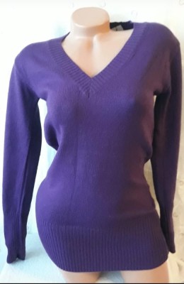 Pulover dama mov L foto