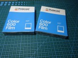 Film pentru aparat foto instant/ Polaroid Color 600 Film/expirat/ set 2 bucati