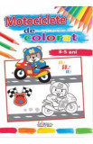 Motociclete de colorat 3-5 ani